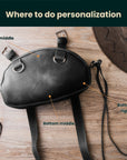 Saddle Bag Rust — Premium Personalized Handmade Leather Saddle Bag | Pikore