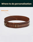 Leather Waist Belt — Premium Personalized Handmade Leather belt | Pikore
