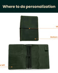 Leather Journal Cover Refillable With Elastic Band