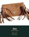 Fringe Bag Size Banner