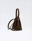 Genuine Leather Bucket Bag