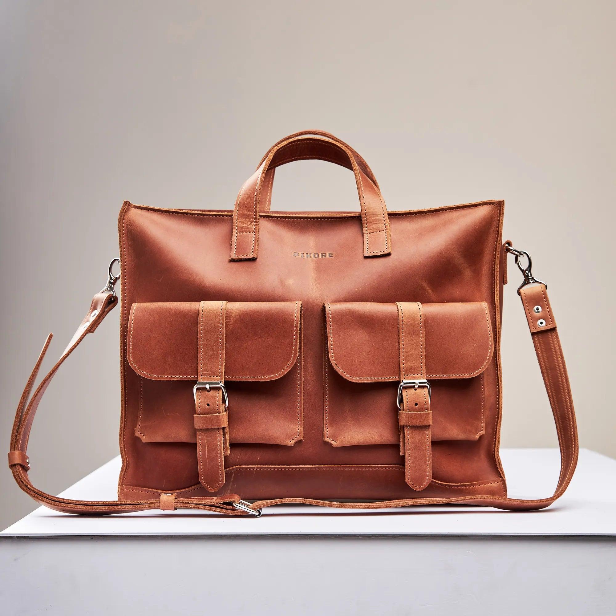 Genuine Leather Messenger Bag