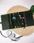Green Jewelry Roll