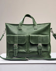 Green Laptop Messenger Bag