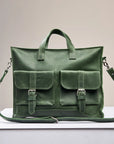 Green Laptop Messenger Bag