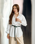 Green Thin Knot Belt