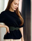 Green Waist Wide Belt
