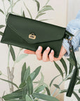 Green Wristlet Wallet