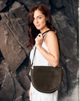 Half Round Shoulder Bag