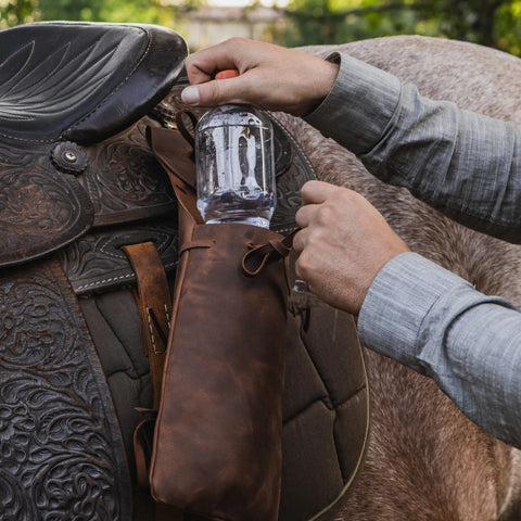 Handmade Saddle Drink Holder