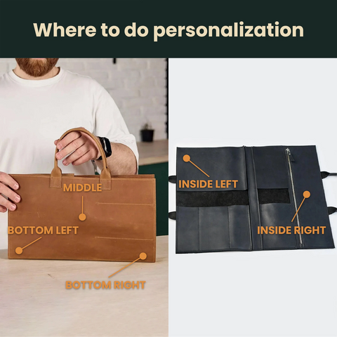 Knife Case Personalization Place