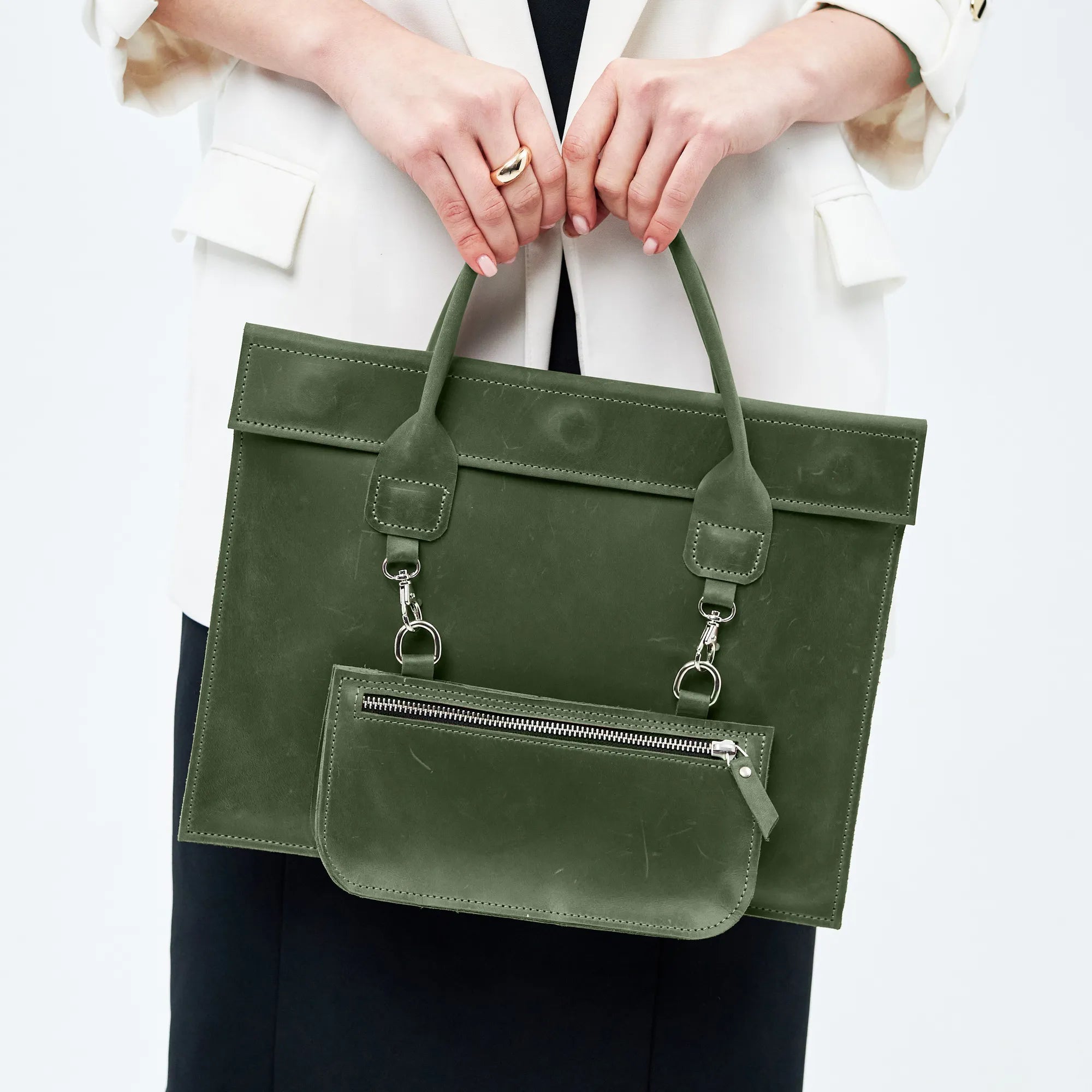 Ladies Leather Laptop Bag
