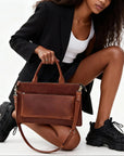 Leather Laptop Bag — Premium Personalized Handmade Leather Laptop Sleeve | Pikore