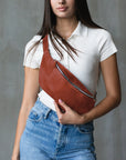 Large Leather Bum Bag