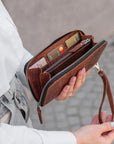 Large Wallet with Wrist Strap