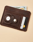 Leather Airtag Wallet