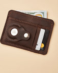 Leather Airtag Wallet