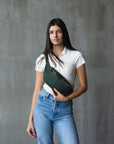 Leather Belt Bag Womens