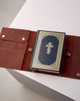 Leather Bible Rivets Cover
