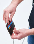 Leather Biker Wallet