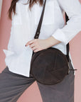 Leather Circle Bag