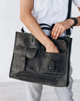 Leather Computer Bag for Ladies