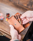Leather Dart Wallet