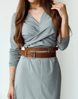 Leather Double Wrap Belt