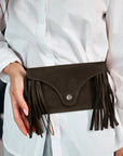 Leather Fringe Purse