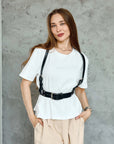 Leather Harness Belt