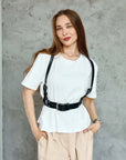 Leather Harness Belt