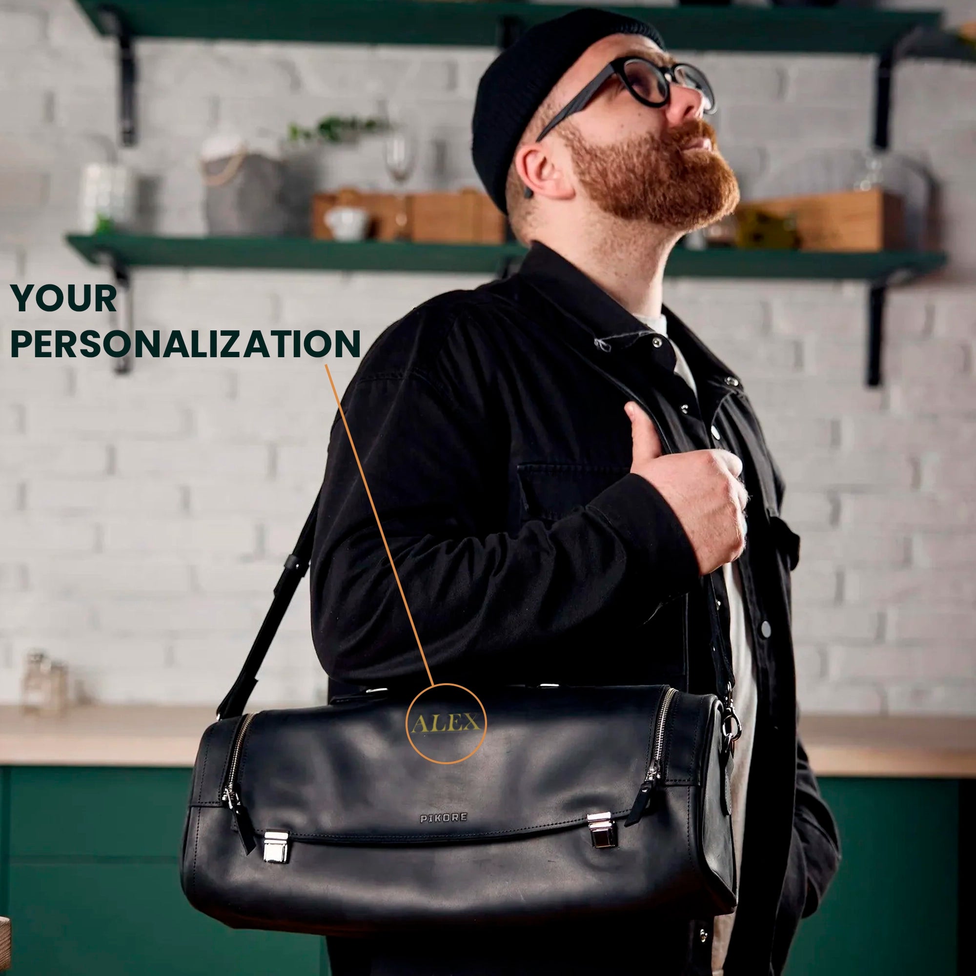 Leather Knife Bag
