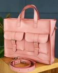 Leather Laptop Messenger Bag