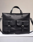 Leather Laptop Messenger