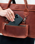 Leather Laptop Purse