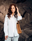 Leather Office Bag Women