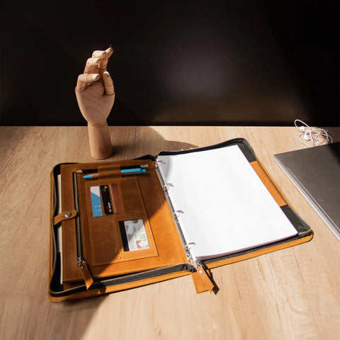 Leather Portfolio A4