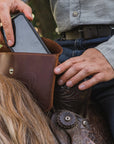 Leather Saddle Bag