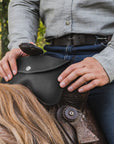 Leather Saddle Purse