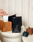 Leather Storage Bin