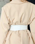 Leather Tie Waist Belt