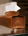 Leather Tissue Cover
