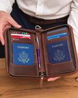 Leather Travel Wallet