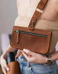Leather Water Bottle Carrier