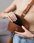 Leather Water Bottle Pouch