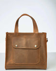 Leather Work Bag Women