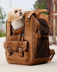 Leather Pet Backpack