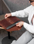 Macbook Air m1 Leather Case