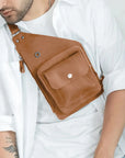 Mens Crossbody Sling Bag