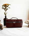 Mens Leather Shaving Bag